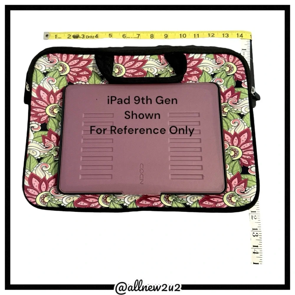 New Laptop and iPad Padded Carrier with interior pockets, zippered front pocket